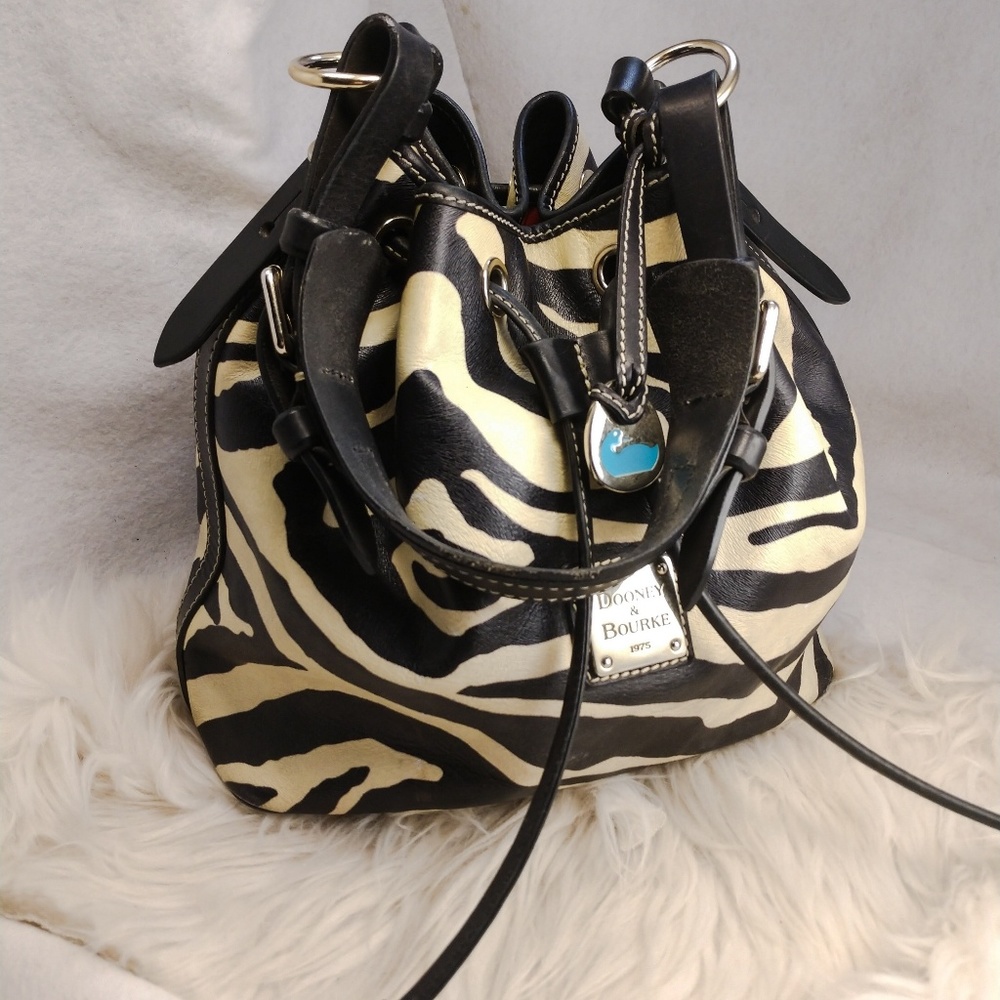 Authentic zebra Dooney & Bourke purse handbag